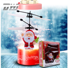 Dwi Dowellin Kids Toy Infrared Induction Flying Santa Claus as Christmas Gift